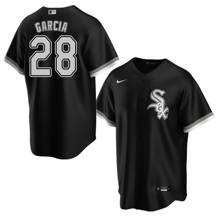 Nike Men #28 Leury Garcia Chicago White Sox Baseball Jerseys Sale-Black